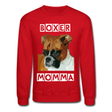Boxer Momma Sweatshirt - red
