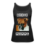 Boxer Momma Tank Top - black