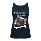 Frenchie {French Bull Dog) Tank Top - deep navy
