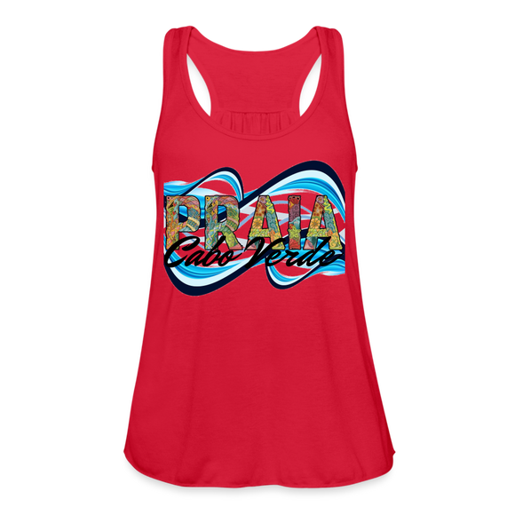 Praia Cabo Verde Womens Tank Top - red