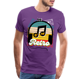 UM Retro Mens  T-Shirt - purple